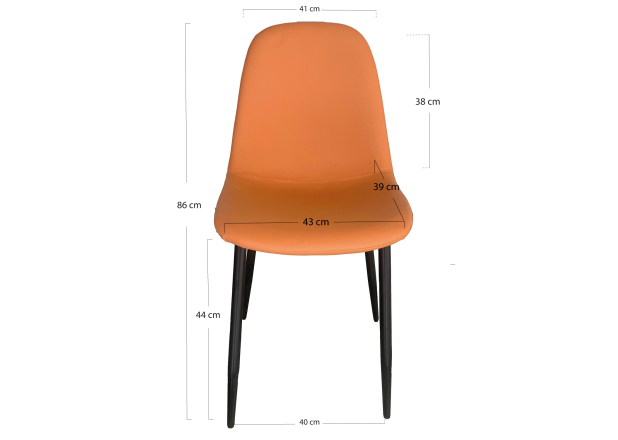 Silla Black Leo Polipiel