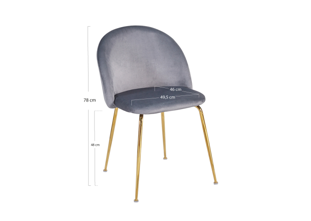 Silla Golden NildaTerciopelo