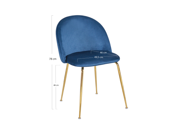 Silla Golden NildaTerciopelo