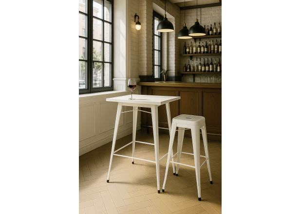Mesa Meyer Alta Cuadrada 60 cm