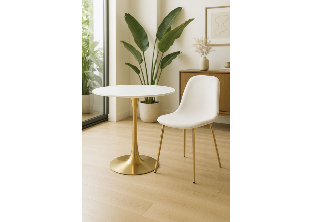 Mesa Kaligan 80 cm Golden