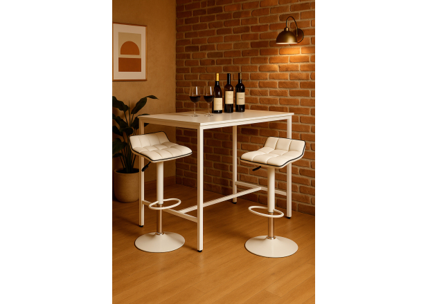 Mesa Rombi Alta Rectangular