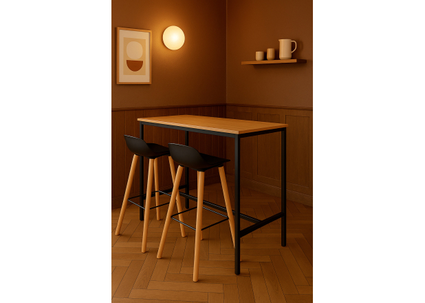 Mesa Rombi Alta Rectangular