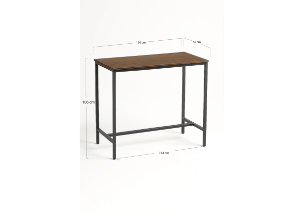 Mesa Rombi Alta Rectangular