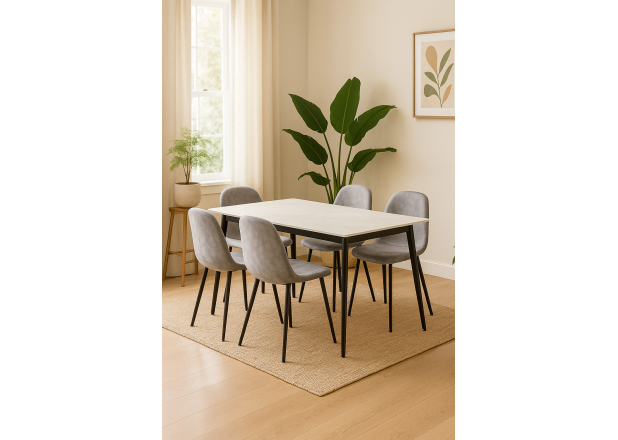 Mesa de comedor Lenbe 120x60 cm