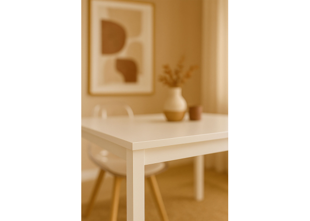 Mesa Centro Nait 75x40cm Blanco