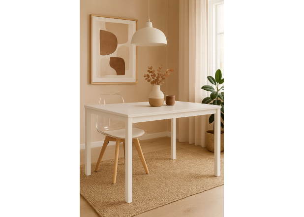 Mesa Centro Nait 75x40cm Blanco