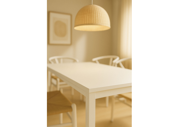 Mesa Centro Nait 120x60cm Blanco