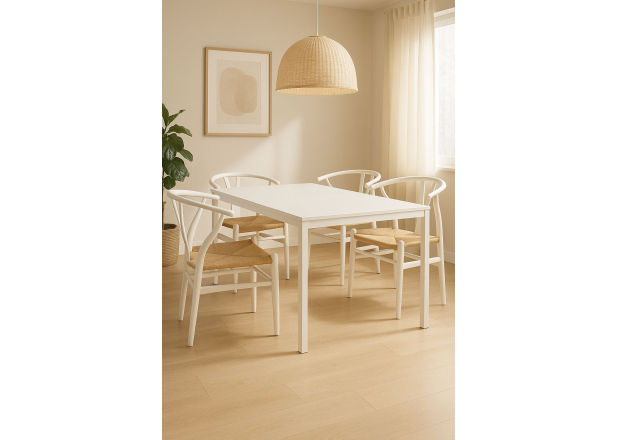 Mesa Centro Nait 120x60cm Blanco