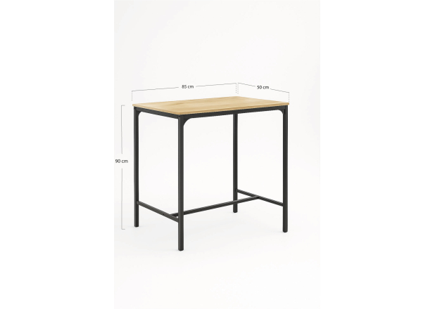 Conjunto Mesa Alta + 2 Taburetes Bar Narme