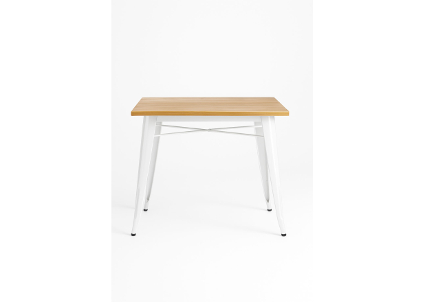 Mesa Meyer Quadrada Madeira Natural 80 cm