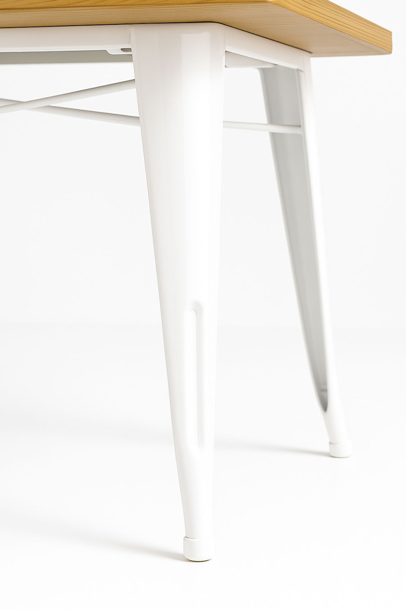 Mesa Meyer Cuadrada Madera Natural 80 cm - Mesas Hostelería