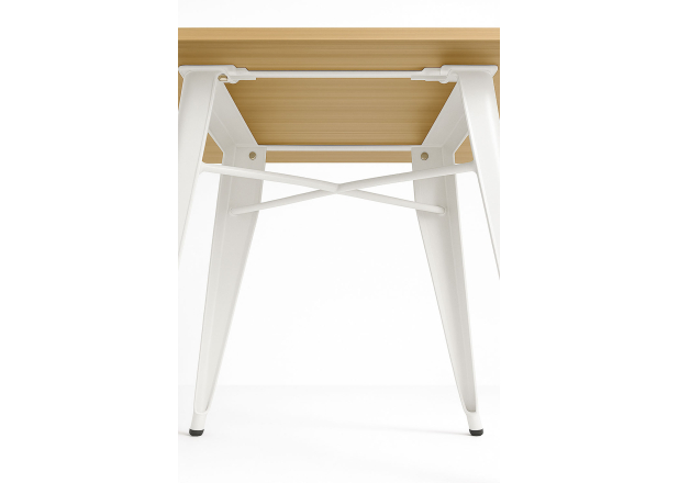 Mesa Meyer Cuadrada Madera Natural 80 cm - Mesas Hostelería