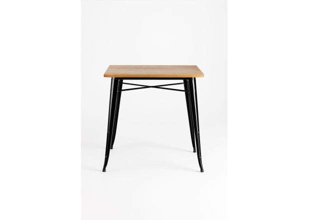 Mesa Meyer Cuadrada Madera Natural 80 cm - Mesas Hostelería