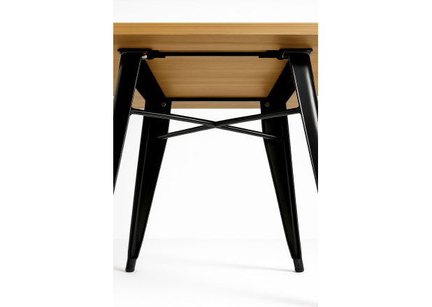 Mesa Meyer Cuadrada Madera Natural 80 cm - Mesas Hostelería