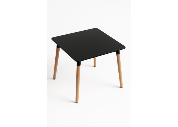 Mesa Nera Cuadrada 80 cm