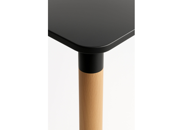 Mesa Nera Quadrada 80 cm