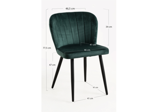 Silla Kurt Terciopelo