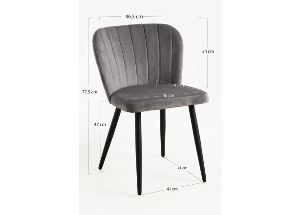 Silla Kurt Terciopelo