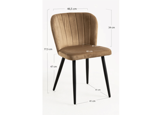 Pack 4 Cadeiras Kurt Veludo