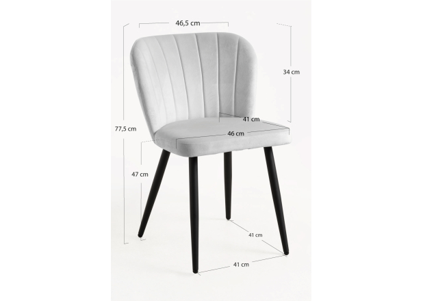 Pack 4 Cadeiras Kurt Veludo