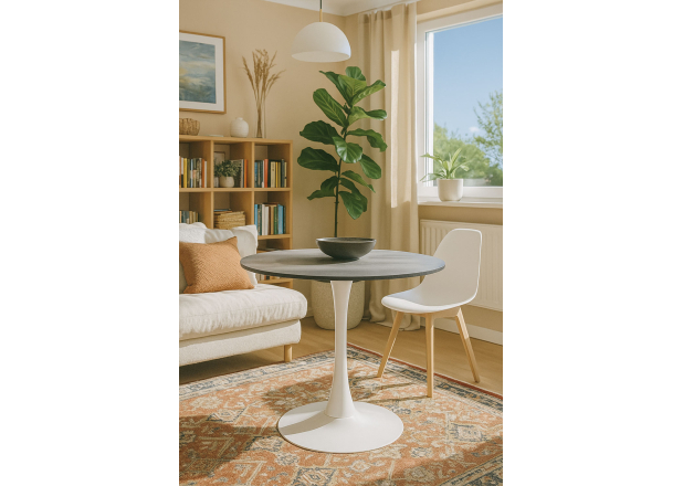 Mesa Kaligan 80 cm Mármol