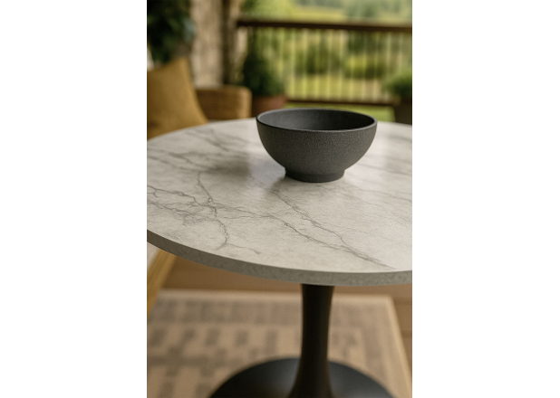 Mesa Kaligan 80 cm Mármol
