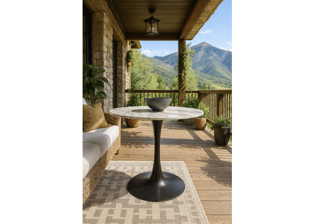 Mesa Kaligan 80 cm Mármol