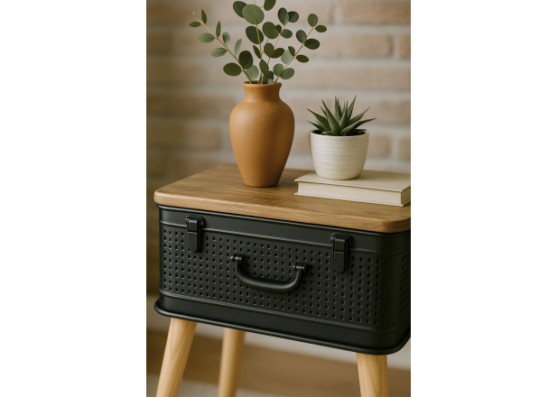Mesa de cabeceira Meyer 46x31x19 cm