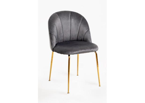 Silla Gelma Gold Terciopelo