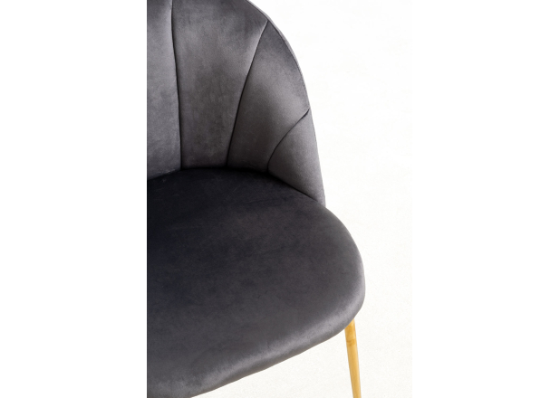 Silla Gelma Gold Terciopelo