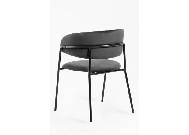 Silla Niel Black Terciopelo