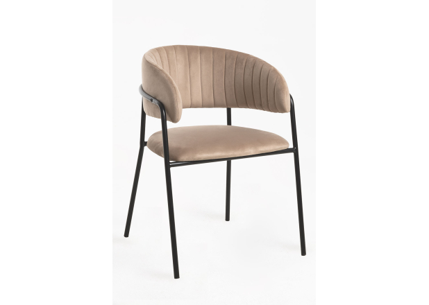 Silla Niel Black Terciopelo