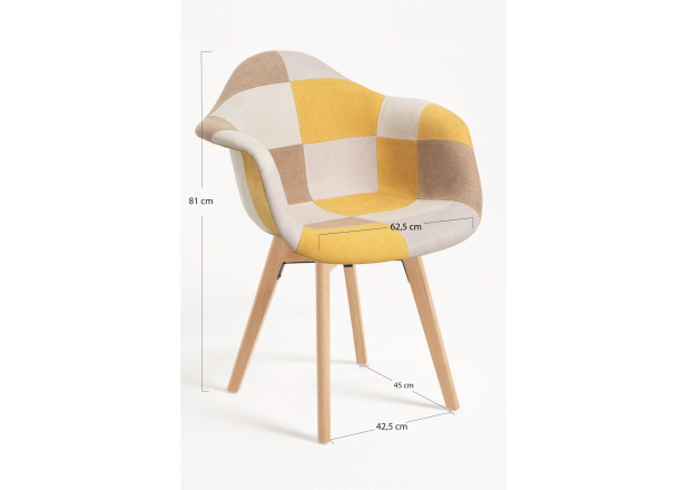 Cadeira Luba Patchwork
