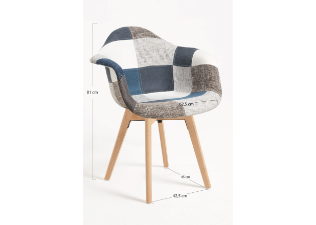 Cadeira Luba Patchwork