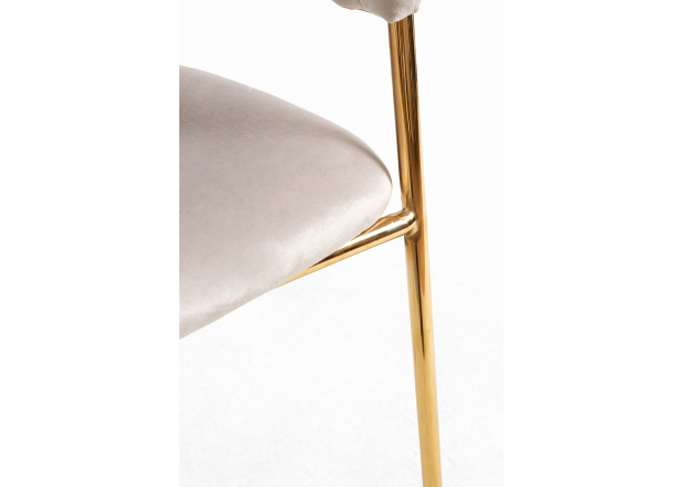 Cadeira Niel Golden Veludo