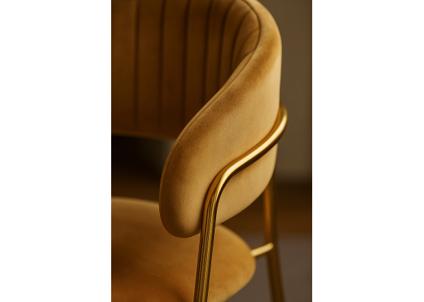 Silla Niel Golden Terciopelo