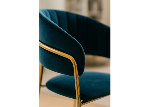 Silla Niel Golden Terciopelo