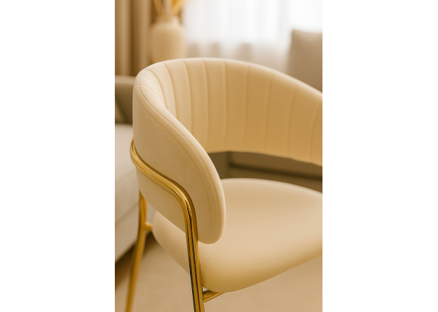 Silla Niel Golden Terciopelo