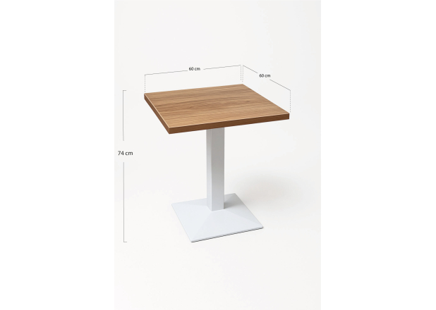 Mesa Tunka White 60 cm