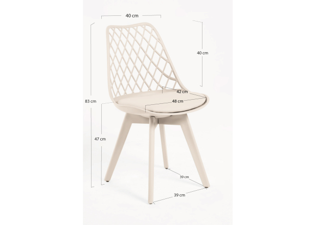 Pack 4 Cadeiras Mani Suprym