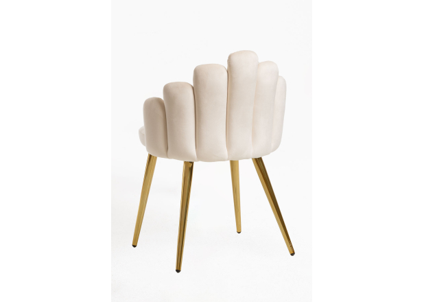 Silla Hanpe Gold Terciopelo