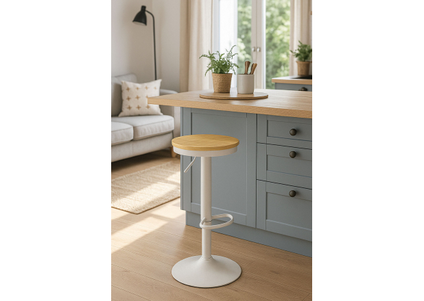 Taburete Kivin Asiento Madera