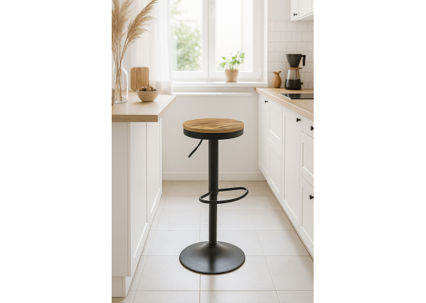 Taburete Kivin Asiento Madera