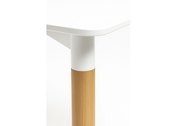 Mesa Nera Cuadrada 80 cm