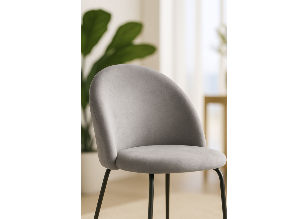 Silla Black Nilda Terciopelo