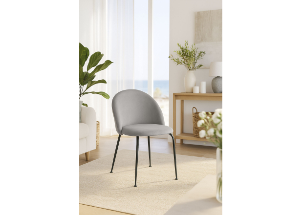 Silla Black Nilda Terciopelo