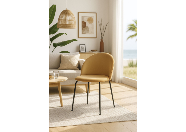 Silla Black Nilda Terciopelo