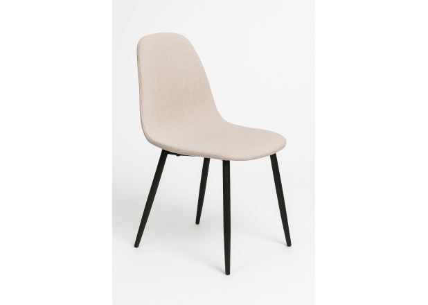 Silla Black Leo Tela