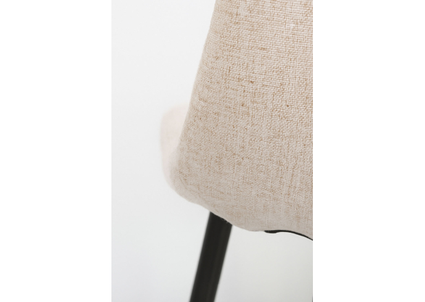 Silla Black Leo Tela